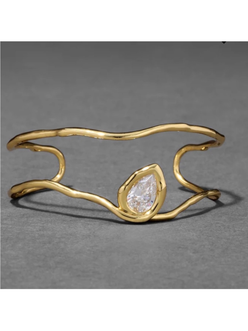 ALEXIS BITTAR • Asterales Gold Floating Cuff Bracelet